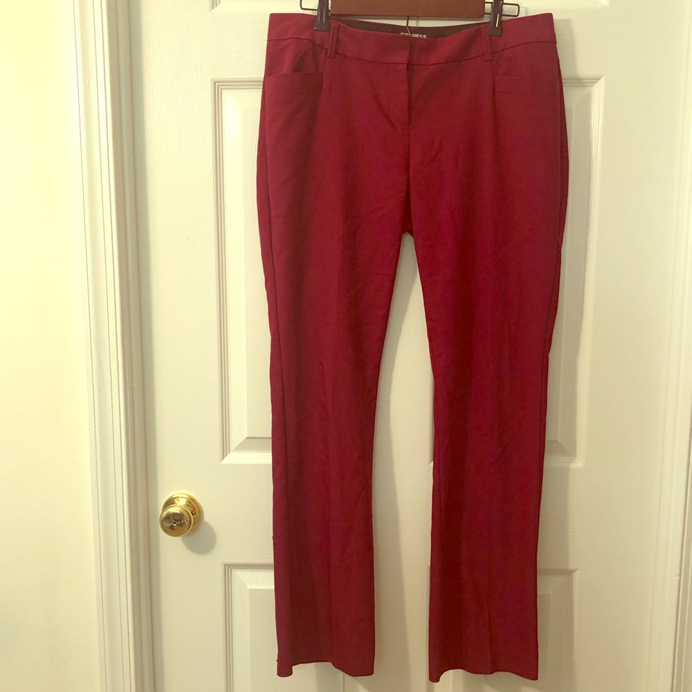 Express Columnist Maroon Pants
